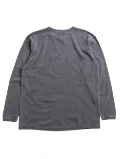HALEIWA L/S T–SHIRT PIGMENT DYE BLUE GRAPHITE | Sunray Sportswear Fashion