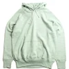 88/12 HEATHER 4 NEEDLE RAGLAN HOODIE GREEN | DENIME Hot