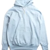88/12 HEATHER 4 NEEDLE RAGLAN HOODIE NAVY | DENIME Store