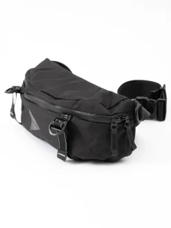 HEATHER WAIST BAG BLACK | and wander Flash Sale
