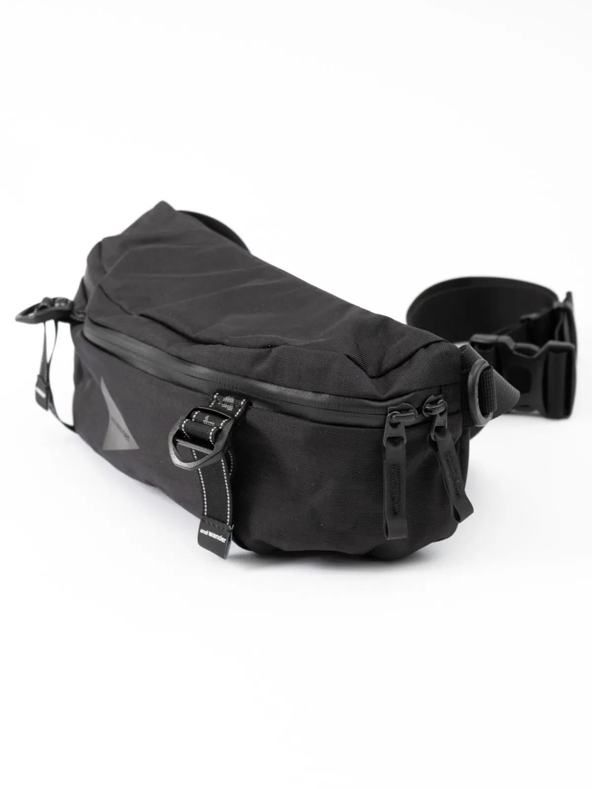 HEATHER WAIST BAG BLACK | and wander Flash Sale