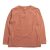HEAVY WEIGHT PIGMENT DYED L/S TEE BRICK RED | DUBBLE WORKS Sale
