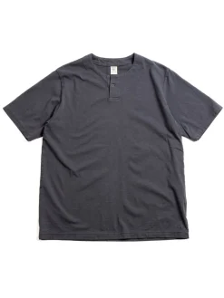 HENLEY T–SHIRT DARK BLUE GRAY | Jackman Hot