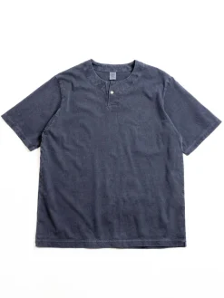 HENLEY T–SHIRT DARK FADE NAVY | Jackman Online