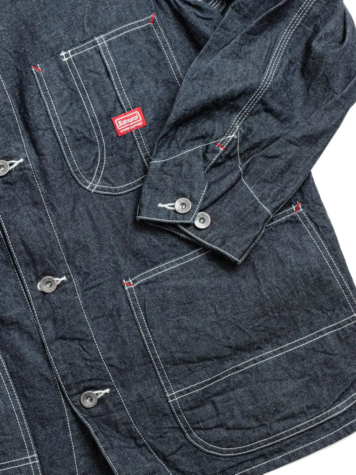 HJCA–D10OZ COVERALL 10oz SELVEDGE DENIM | SAMURAI New
