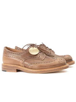 HORWEEN NATURAL CXL TBB BROGUE SHOE | Tricker&rsquo;s Oddment Sale Discount