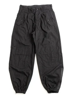 IAC PANT BLACK COTTON BRUSHED HB | Engineered Garments New
