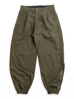 IAC PANT OLIVE COTTON BRUSHED HB | Engineered Garments Flash Sale