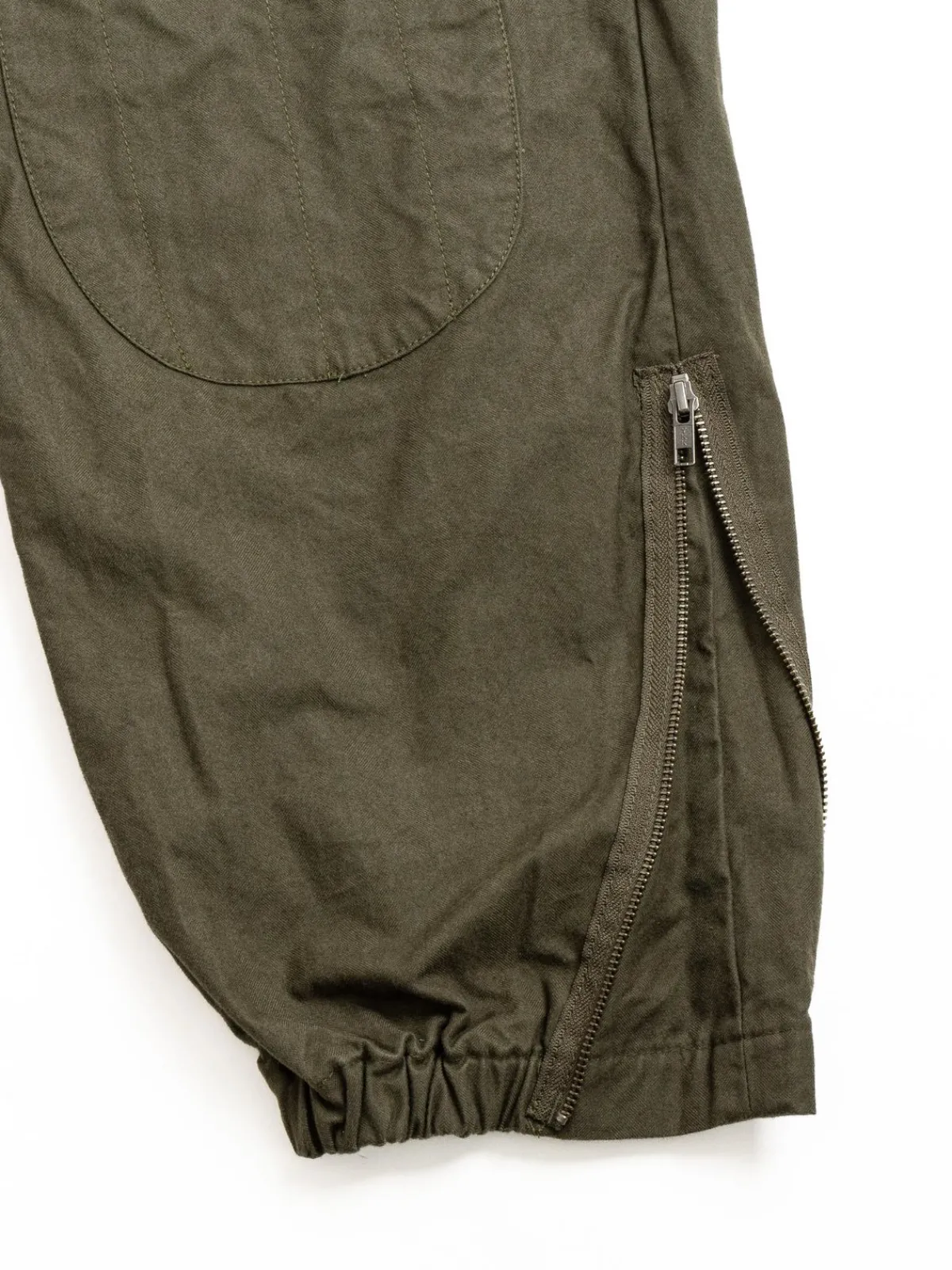 IAC PANT OLIVE COTTON BRUSHED HB | Engineered Garments Flash Sale