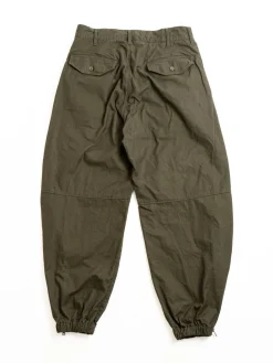 IAC PANT OLIVE COTTON BRUSHED HB | Engineered Garments Flash Sale