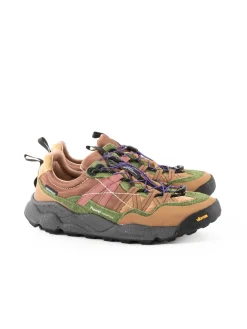 IWANO 2 MAN LEATHER & TECHNICAL FABRIC BROWN | FLOWER MOUNTAIN Cheap