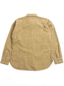 KURUME CROSS WORK SHIRT MUSTARD | SEUVAS Sale