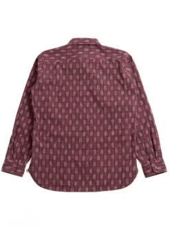 KURUME RIVER WORK SHIRT RED | SEUVAS Best Sale