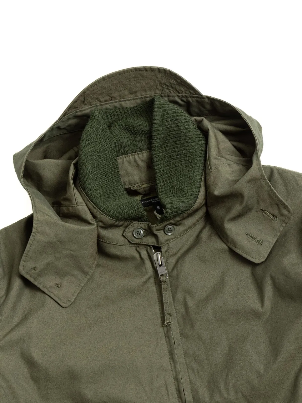 LL JACKET OLIVE CP WEATHER POPLIN | Engineered Garments Sale