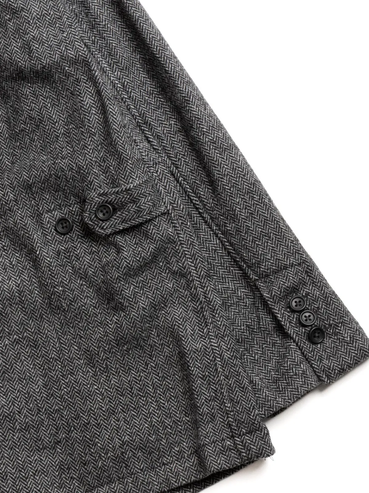 LOITER JACKET GREY POLY WOOL HERRINGBONE | Engineered Garments Discount