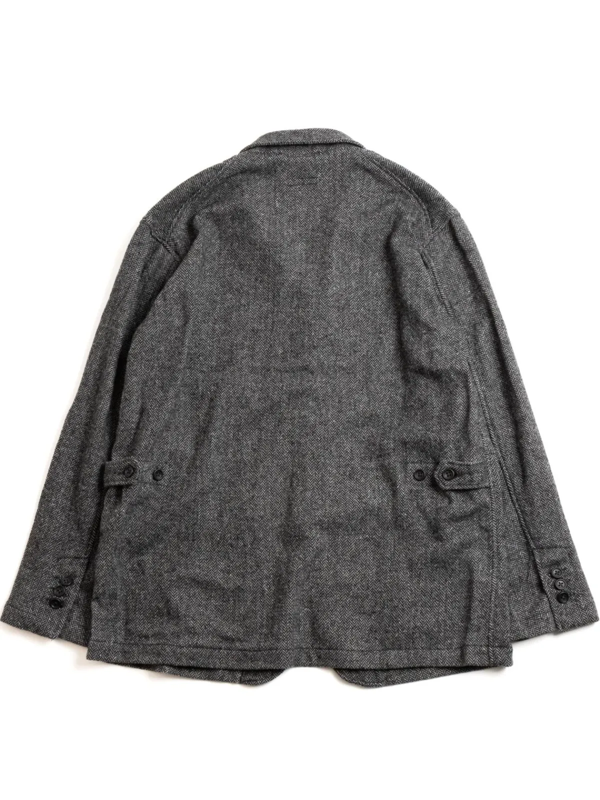 LOITER JACKET GREY POLY WOOL HERRINGBONE | Engineered Garments Discount