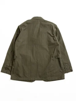 LOITER JACKET OLIVE COTTON BRUSHED HB | Engineered Garments Cheap