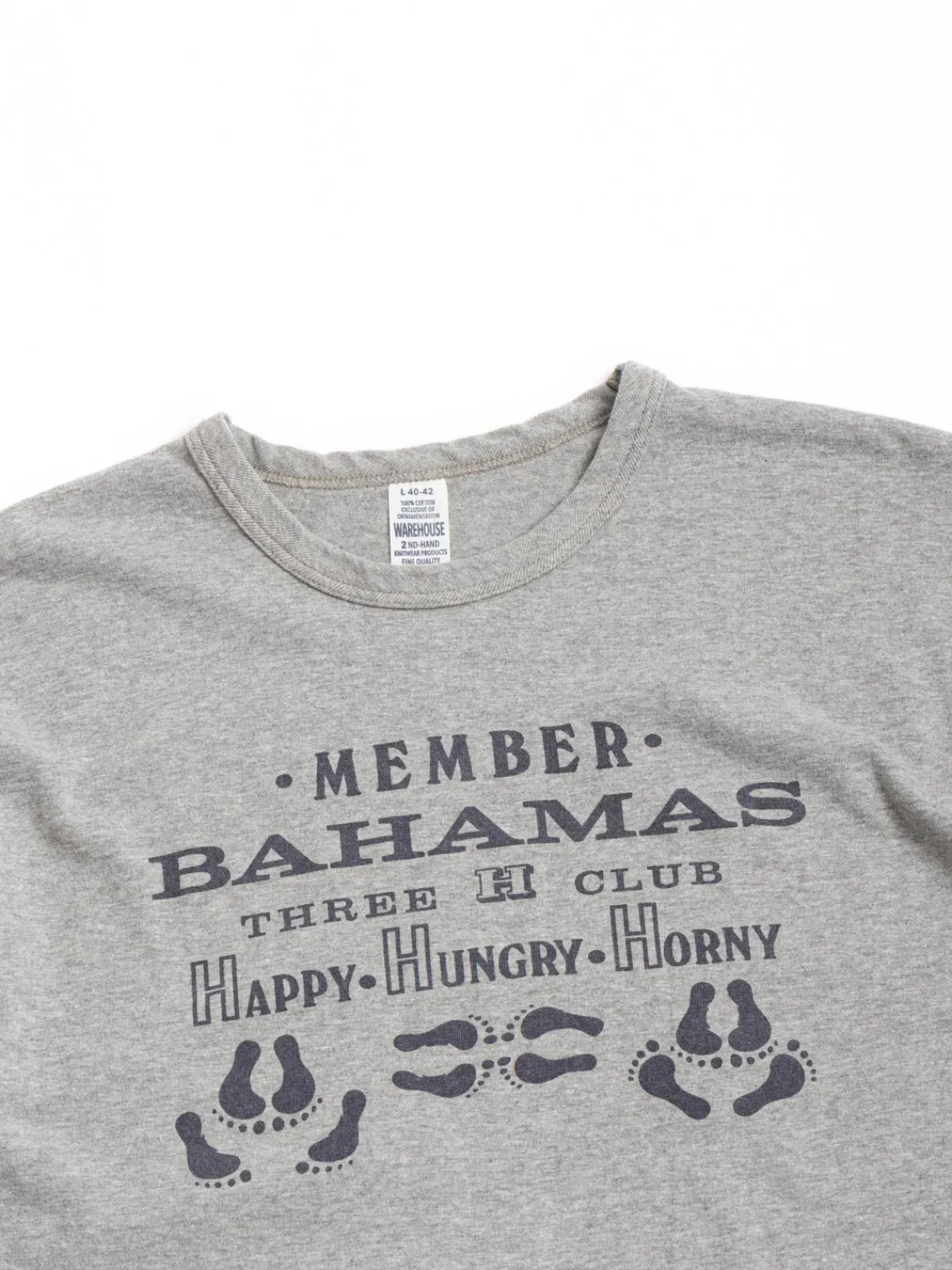 LOT 4064 BAHAMAS T–SHIRT GREY | Warehouse & Co Store