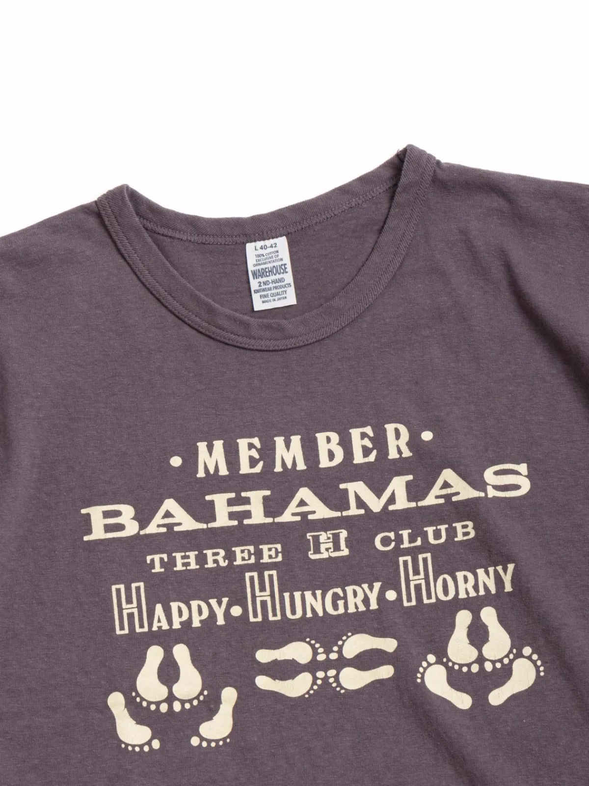 LOT 4064 BAHAMAS T–SHIRT NAVY | Warehouse & Co Hot