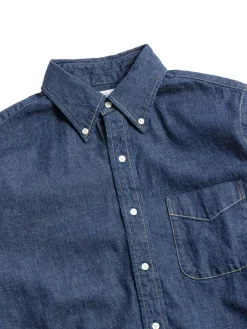 (LOT 8012) BUTTON DOWN SHIRT 6OZ ORIGINAL DENIM | orSlow Cheap