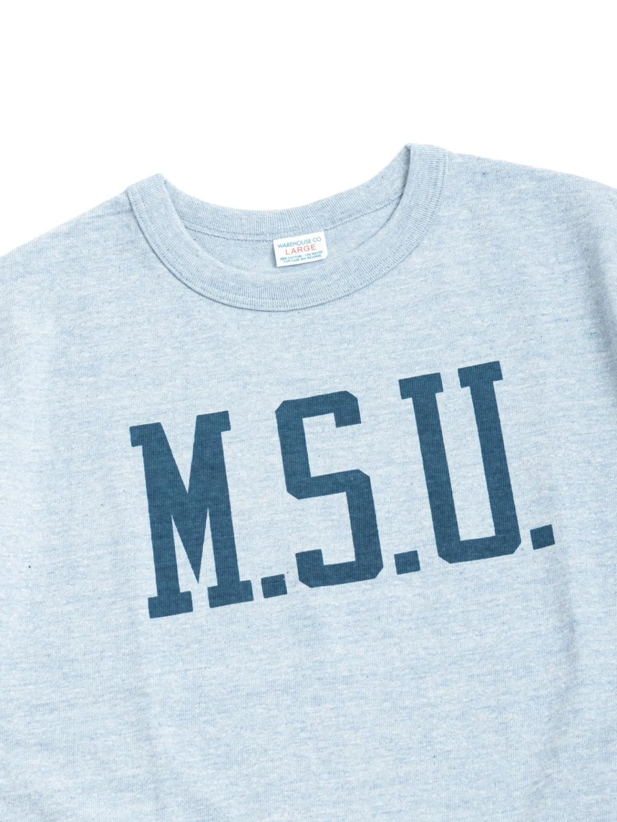 LOT 4096 HEATHER MSU T SHIRT NAVY | Warehouse & Co Hot
