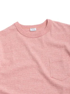 LOT 4097 HEATHER POCKET T&ndash;SHIRT RED | Warehouse & Co Cheap