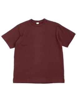 LOT 4601 NO PRINT T SHIRT BORDEAUX | Warehouse & Co Shop
