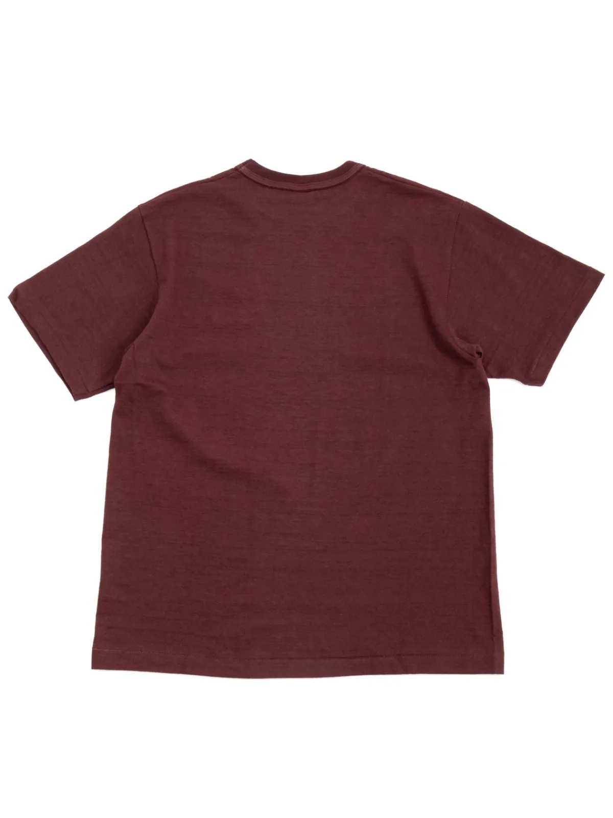 LOT 4601 NO PRINT T SHIRT BORDEAUX | Warehouse & Co Shop