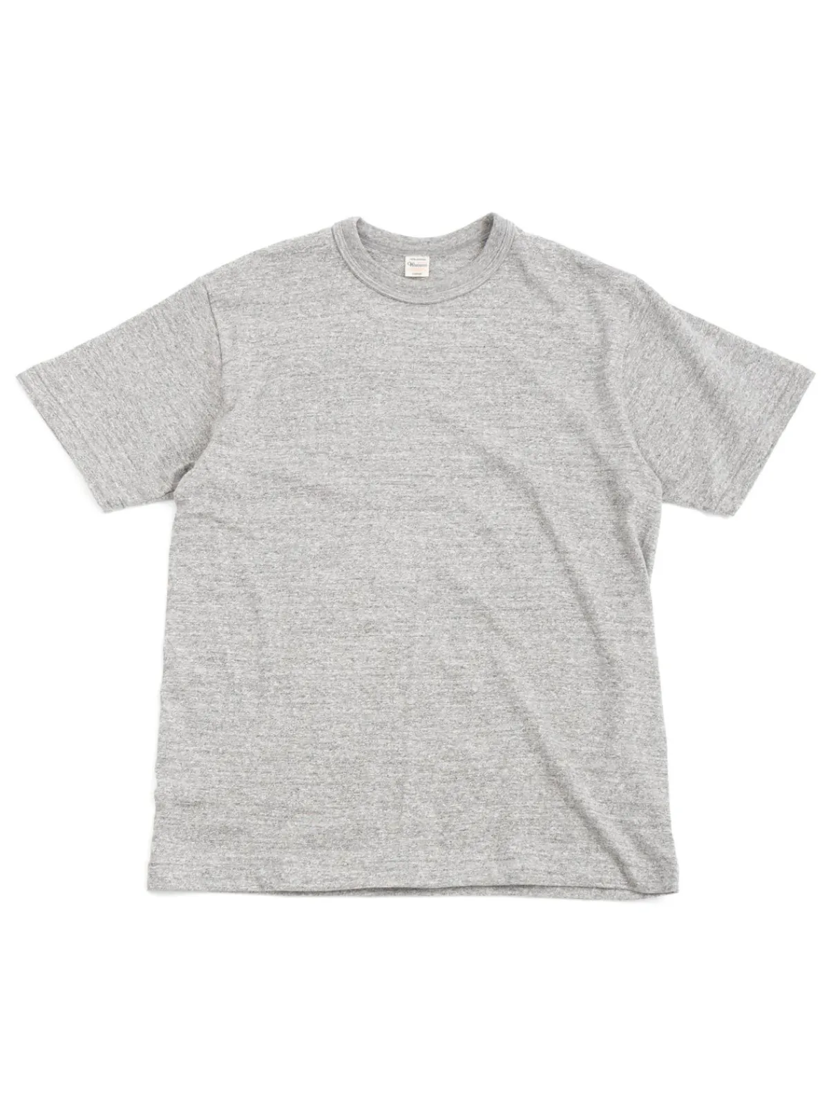 LOT 4601 NO PRINT T SHIRT HEATHER GREY | Warehouse & Co New