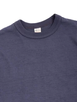 LOT 4601 NO PRINT T SHIRT NAVY (EGG PLANT) | Warehouse & Co Outlet