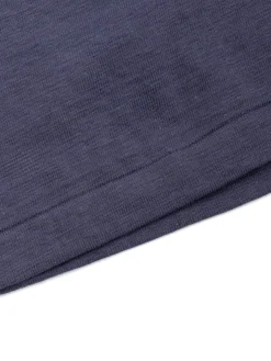 LOT 4082 ONE BUTTON HENLEY NECK T NAVY (EGG PLANT) | Warehouse & Co Outlet