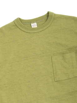 LOT 4601 POCKET T SHIRT GRASS GREEN | Warehouse & Co Flash Sale
