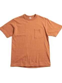 LOT 4601 POCKET TEE DARK ORANGE | Warehouse & Co Flash Sale