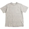 LOT 4601 POCKET TEE HEATHER GRAY | Warehouse & Co Online