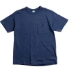 LOT 4601 POCKET TEE NAVY | Warehouse & Co Discount
