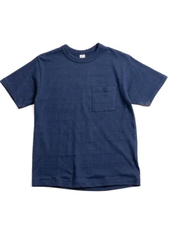 LOT 4601 POCKET TEE NAVY | Warehouse & Co Discount