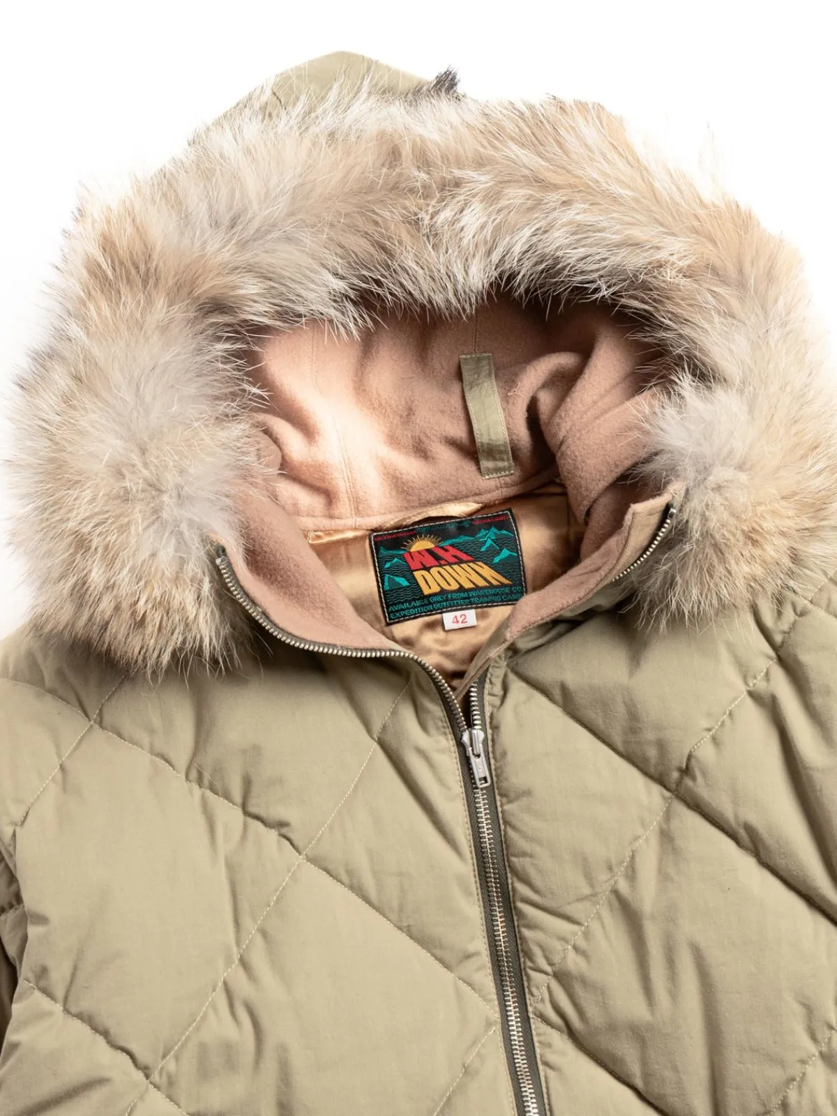 Lot 2210 1930’S ALASKAN DOWN COAT OD GREEN | Warehouse & Co Shop