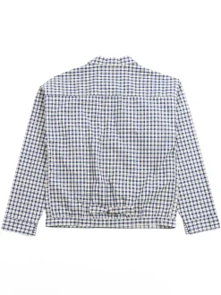 LOT 2166 SHIRT INDIGO CHECK R.COLLAR COLOUR 1 | Warehouse & Co Fashion