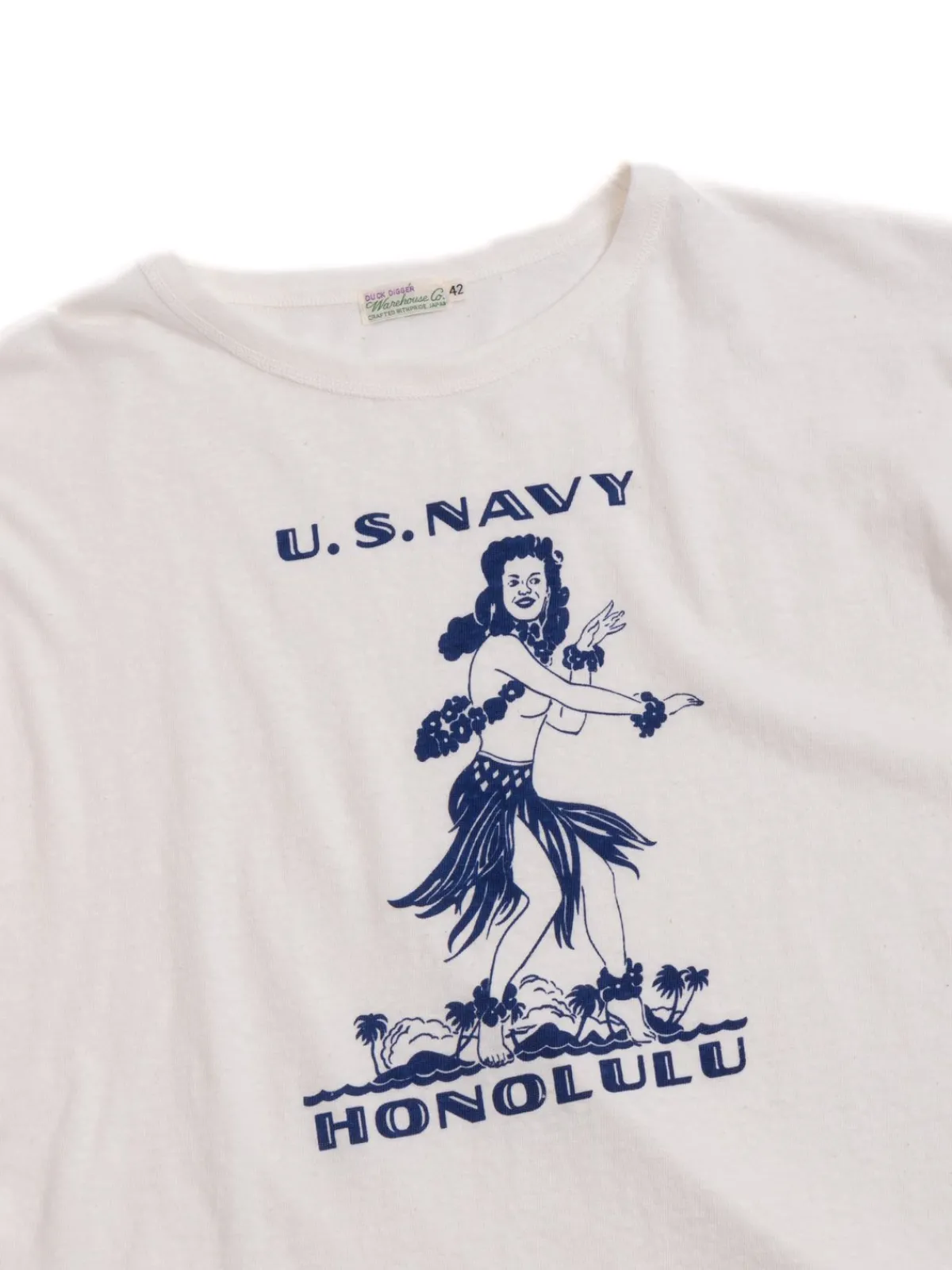 LOT 4091 USN SKIVVY SHIRTS HONOLULU OFF WHITE | Warehouse & Co Cheap