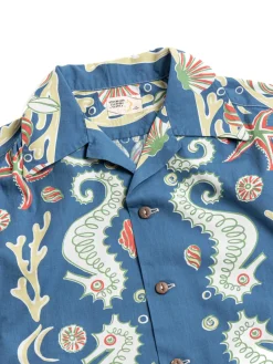 LOT JG&ndash;19 SEAHORSE V STARFISH PRINT BLUE | Warehouse & Co New