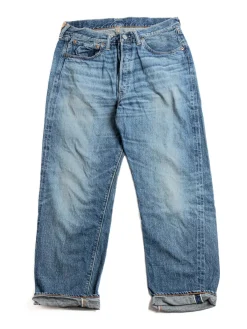 LOT 2ND HAND SERIES 1101 USED WASH MEDIUM 12OZ DENIM JEAN | Warehouse & Co Sale