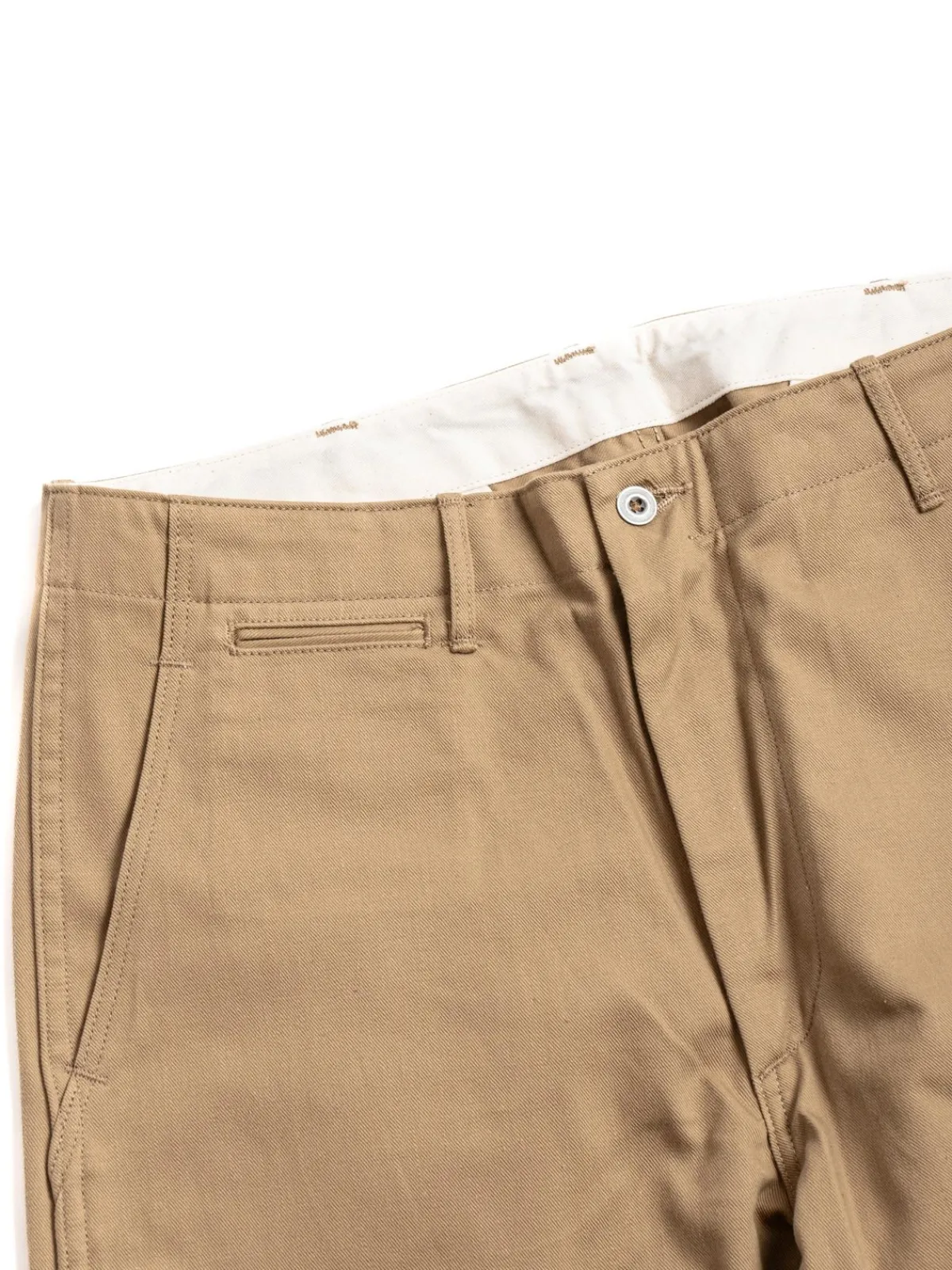 (LOt 01–5361) SLIM FIT ARMY TROUSERS KHAKI | orSlow New