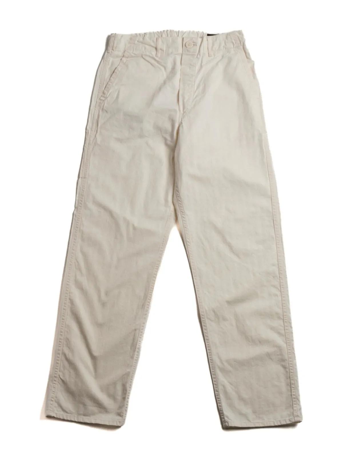 (LOT–5000) ORIGINAL HERRINGBONE FRENCH WORK PANT ECRU | orSlow Flash Sale