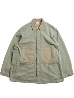 (LOT&ndash;6120) UTILITY HERRINGBONE GREEN | orSlow New