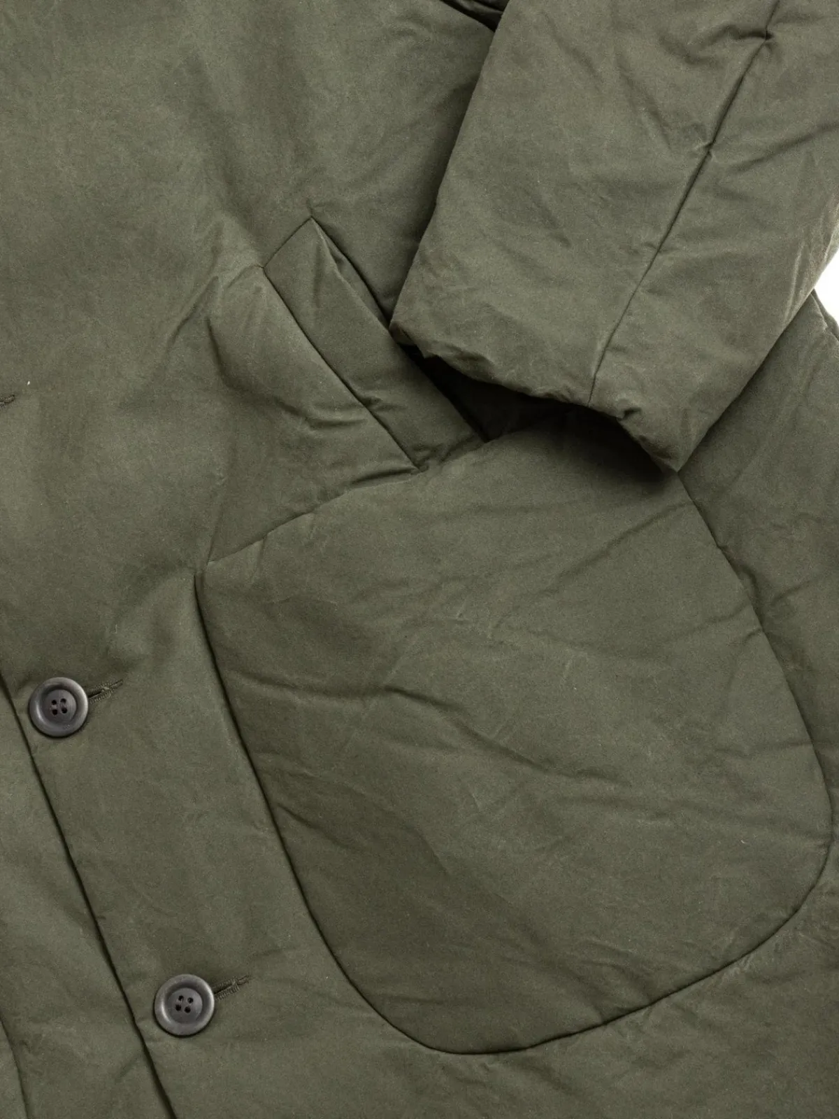 LUMI COAT H WAX KHAKI | CASEY CASEY Clearance
