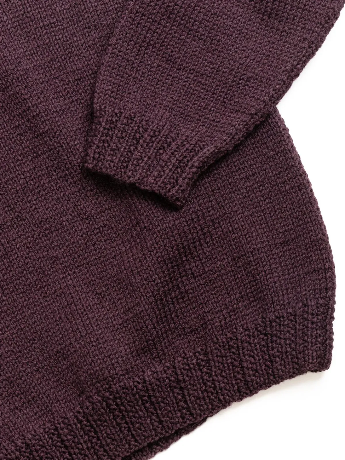 MIX STITCH JUMPER WOOLY BLACKBERRY | CASEY CASEY Fashion