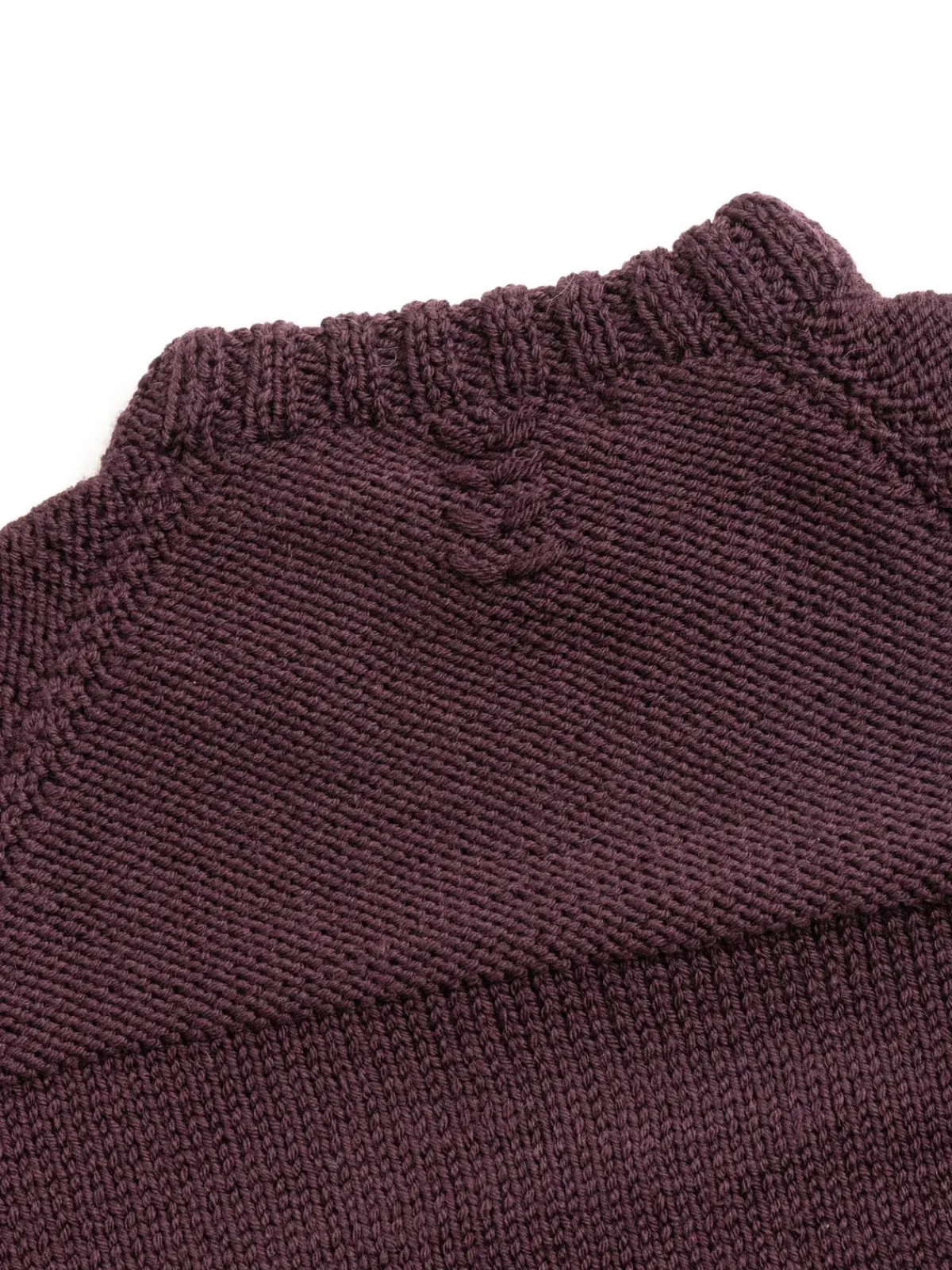 MIX STITCH JUMPER WOOLY BLACKBERRY | CASEY CASEY Fashion