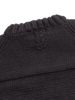 MIX STITCH JUMPER WOOLY BLACK | CASEY CASEY New
