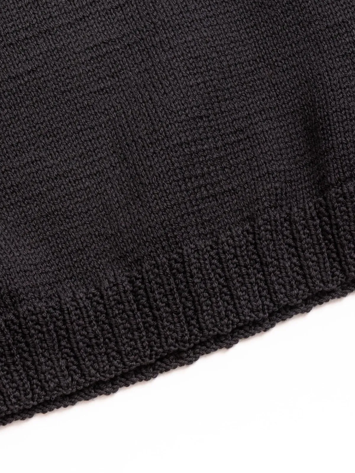 MIX STITCH JUMPER WOOLY BLACK | CASEY CASEY New