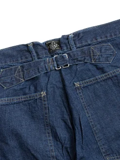 (1301–8DI) ARMY PANTS INDIGO DENIM YELLOW STITCH | Post O’alls Hot